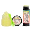 Playful Pineapple Soothing & Luscious Lips by OverSoyed Exfoliator & Chapped Lip Repair Lip Care Combo | Artisan Handcrafted to Order Pineapple Grapefruit Orange Sweet Sugary Flavored Exfoliating Sugar Lip Scrub & Lip Moisturizer Balm Gift Set