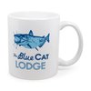 Surreal Entertainment Exclusive Ozark Blue Cat Lodge Logo White Ceramic Coffee Mug | Official TV Show Collectible | Novelty Drinkware For Home Kitchen Set | Holds 11 Ounces