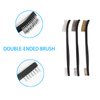 9pcs Wire Brush Set, Rust Paint Metal Cleaner, Cleaning Welding Slag and Rust, Handy Steel/Nylon/Brass Brush Set Suitable for Cleaning Welding Slag and Rust