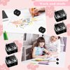 5 Pcs Cosmetic Pencil Sharpener, Eyeliner Sharpener Makeup Sharpener Small Lip Pencil Sharpener Manual Cosmetic Pencil Sharpener for Eyeliner Lip Liner Pencils (Black)