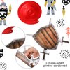 22 Pcs Medieval Knight Birthday Decorations Medieval Hanging Swirls Knight Crown Stone Wall Medieval Party Decorations Spiral Renaissance Decor Castle Decorations for Medieval Themed Party Supplies