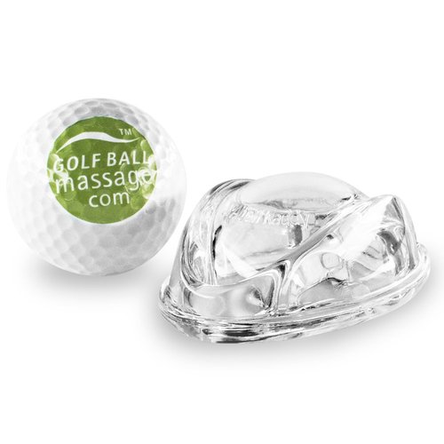 SPABALL Golf Ball Deep Tissue Massager-The Best Massage Techniques to Relieve Stress-Tension-Sore Muscle Spasms-Back-Neck-Calf and Shoulder Pain Trigger Point Relief