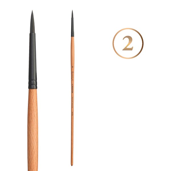 Princeton Catalyst Paintbrush, Size 2, Light Wood