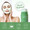 2 Pcs Green Tea Mask, Green Tea Purifying Clay Mask Deep Clean Pores - Oil Control Reduces Blackhead & Acne, Adjust The Skin'S Water And Oil Balance. Green Tea Solid Mask For All Skin Types