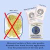 Hair Bloom Natural Blue Black Hair Color- Herbal Indigo w/False Daisy & Gooseberry Hair Color Powder- 12 individual sachets (10 gm each)- Reusable Brush & Tray Included by Pride of India