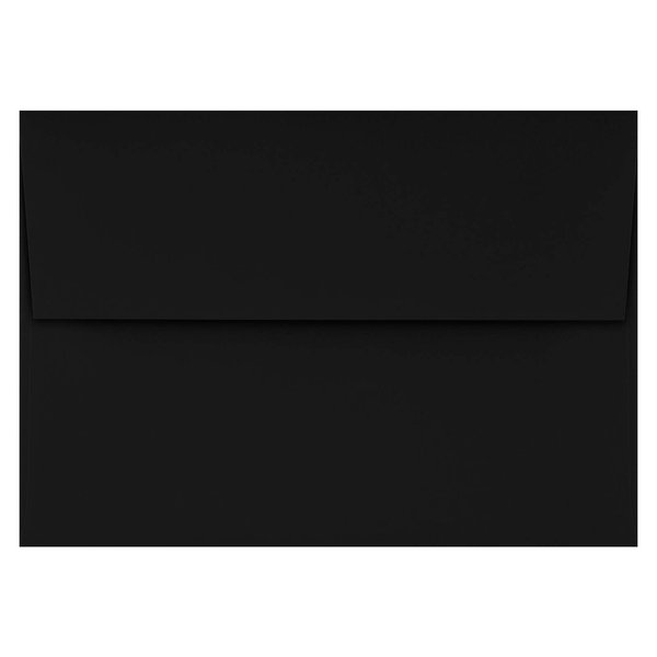 Envelopes Store 4 Bar A1 Invitation Envelopes | Peel & Press | 3 5/8" x 5 1/8" | Midnight Black | 80lb. Text | 50 Qty