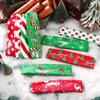 18 Pieces Christmas Headbands for Women Christmas Candy Twisted Head Wrap Elastic Turban Headbands Christmas Hair Accessories Sports Sweat Wicking Headband Wide Knot Hair Bands Gifts for Girls Kids