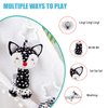Frilida Baby Toys for 0-36 Months, Car Seats Stroller Toys with Wind Chime, Animal Plush Hanging Rattle Toy for Newborn, Gift for Infants, 4 Pack