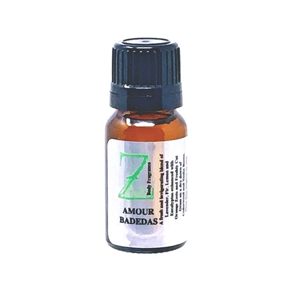Amour Badedas Unisex Body Oil 10mL Lavender Fir Lemon Eucalyptus Orange Zest Cedarwood Tonka Beans