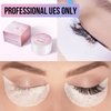 Eyelash Extensions Remover 15g 1 Minutes Fast Dissolve Remove Eyelash Extensions No Damage to Natural Lash Dissolve Lash Extension Glue Eyelash Adhesive Remover Professional Supplies (Peach)