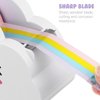 Choisyin Tape Dispenser Cute, Kids Tape Dispenser Desk Clear Tape Dispenser with Rainbow Tape Funny Cloud Packaging Wrapping Tape Dispenser Holder for School Office Stationery Supply Crafts Arts