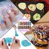 LIKETURE Fake Sprinkles 12 Jars 180g Polymer Clay Sprinkles Fake Candy Sprinkles Faux Sprinkle for Resin Slime Craft Plastic Sprinkle Nail Art Phone Case DIY Shaker Card Filler (12 Mixed Colors-180G)