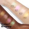 HOSAILY Jelly Highlighter Stick, Natural Brighten Shimmer Light Cream Luminizer, Silky Smooth Long-lasting Glowing Soft Cream Highlighter for Face Cheekbone Body Glitter Illuminator Makeup03#