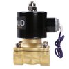 1/2" NPT Brass Electric Solenoid Valve 12V DC Normally Closed VITON from U.S. SOLID