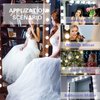 SICCOO Makeup Vanity Lights for Mirror, Hollywood Style LED Vanity Mirror Lights with 14 dimmable Bulbs, USB Cable, White