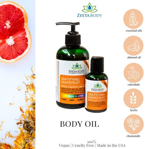 Zeeta Las Vegas Lavender Body Oil to Soothe & Moisturize Skin (8 oz.)