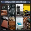 Leather Repair Kit for Furniture 4"x 63" Leather Tape Repair Patch Self Adhesive Leather Repair Patch Kit for Car Seat, Couches, Boat Seat, Sofa, Chair - Black