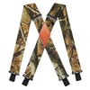 QCWQMYL 2" Camo Suspenders for Men Heavy Duty Work Strong Clips Skip Hunting Men's Camouflage Suspenders Big and Tall Braces