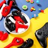 Video Game Party Balloons Set Game Birthday Party Balloons Game Theme Balloons Decorations Gaming Black Latex Balloons for Teens Player Birthday Party Supplies, 36 Pieces (Red, Black, White)