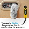 iProven Dog & Cat Thermometer for Accurate Fever Detection, Comfortable Flexible Tip, Waterproof Pet Thermometer, Fast Readings in 20 sec, Whelping and Veterinary Supply, DTK-117Y