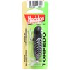Heddon Torpedo Prop-Bait Topwater Fishing Lure with Spinner Action, Black Shore Minnow, Baby Torpedo (3/8 oz)
