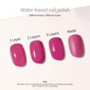 VCND Hot Pink Quick-Dry Nail Polish,(0.35fl.oz-10.5ml) Long Lasting Nail Polish No Uv Light, Perfect for Beginners And DIY at Home，A Gift For Ladies