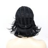 Aimole Short Layers Shaggy Full Wig Natural Wavy Hair Black Wigs Synthetic Hair Women Capless Wig (1 Black)