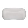 Waterproof Foam Padded Spa Bath Pillow Hot Tub Head Back Cushion - White Head and Neck Support Bath Pillow for Bathtub, Home Spa Tub