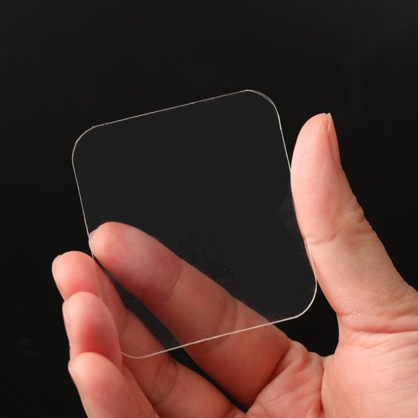 Gmtglla 20PCS Double Sided Tape, 2-3/8in Two Sided Squares Nano Clear Mounting Tape Picture Hanging Adhesive Strips,Wall Tape Sticky Poster Tape Decor Carpet Tape Gel Clear