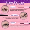 Focipeysa Fluffy Lash Clusters 100D Eyelash Clusters 10-18mm Fluffy Volume Individual Lashes D Curl Cluster Eyelash Extensions DIY Lash Extension for Beginners