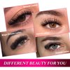 Cashmere Eyelash Extensions 0.03 D Curl 8-16mm Mixed Tray Premium Individual Lash Extensions, Silk Volume & Classic Lashes Soft Matte Dark Professional Eyelashes Extension Salon Use(0.03-D-8-16 mm)