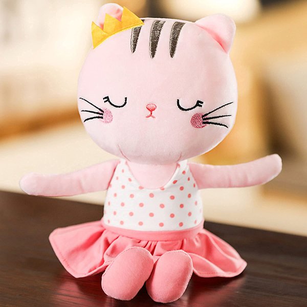 Ballerina Dolls Kitty Plush Cat Toys Ballet Dance Recital Gifts for Girls 13.5 Inches