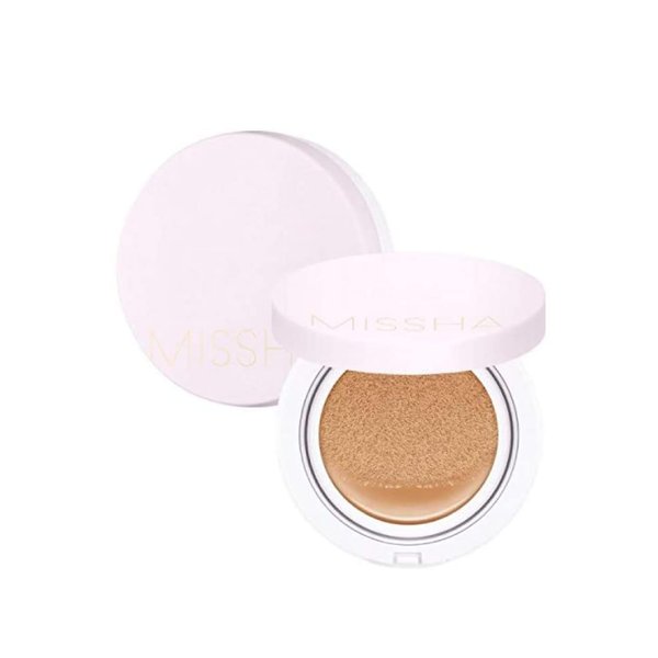 MISSHA Magic Cushion Foundation No.27 Honey beige for medium/tan skin - Flawless Coverage, Dewy Finish, Easy Application for All Skin Types