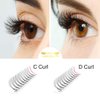 Premade Volume Eyelash Extensions Short Stem 8D-C-0.07-10 Premade Fans Eyelash Extensions Volume Lash Extensions .07 .10 Pre made Lash Fans C D Curl (8D-C-0.07,10mm)