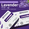 HERBOGANIC Lavender Herbal Soap | Natural Bar Soap for Face and Body | Relaxing and Nourishing | Infused with Lavender | Gentle for Men and Women | 5 Oz (Pack of 6)
