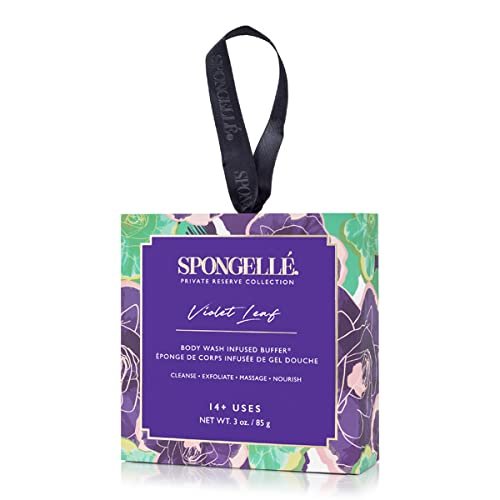Spongelle' Violet Leaf - Body Wash Infused Buffer