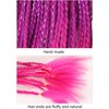 XINNI 2Pack/Lot 12Strands/Pack Micro Twist Crochet Hair Braids 22.8Inch Synthetic Dreadlock Ponytail Braiding Hair Extensions Wigs Dark Brown