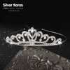 Yean Rhinestone Tiaras and Crowns Silver Crystal Tiara Headband Birthday Princess Hair Accessories for Women