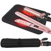 Portable Silicone Heat Resistant Mat for Hair Styling Tools: Curling Iron, Flat Iron, Straightener - Professional Hot Pad for Home, Salon, Travel