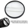 58MM Lens Filter Kit Camera Special Effects Filter Double Glass Split Diopter Filter Half Moon Glass Split Diopter Filter Foreground Blur Photography SLR Accessory Filter