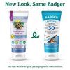 Badger Mineral Sunscreen Cream SPF 30, All Natural Sunscreen with Zinc Oxide, 98% Organic Ingredients, Reef Safe, Broad Spectrum, Water Resistant, Unscented, 2.9 fl oz