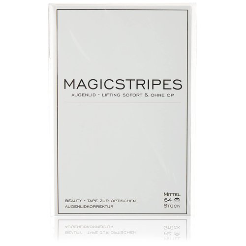 MAGICSTRIPES Eyelid Tape Lift – Medium – 64 Eyelid Lifter Strips – Instant Lifting Effect – Ideal for Droopy Eyelids, Sagging Eyes