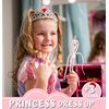 Toyvelt Princess Dress Up Shoes and Jewelry Boutique - Pretend Play for Little Girls Set Incl 4 Pairs Princess Shoes and Lots of Accessories - Toddler Girl Toys (Classic Edition)
