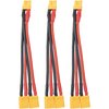 3Pcs HIRCQOO XT30 Plug 16AWG Soft Silicone Parallel 7.09" Y Splitter Harness Cable Adapter 1Female to 2 Male for RC Car Truck Boat Quadcopter Airplanes Lipo Battery