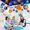 20PCS Space Solar System Theme Hanging Swirls Decorations, Outer Space Party Supplies Ceiling Hanging Swirls for Birthday Baby Shower Party Decorations
