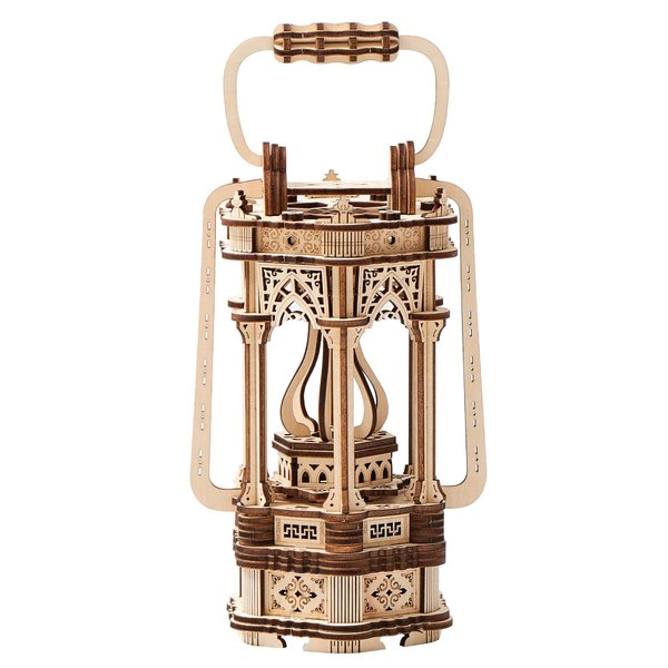 bennama 3D Wooden Puzzles Medieval Style Vintage Lantern Model Kits Includes Light Source, Brainteaser and Puzzle for Christmas/Birthday,Gifts for Adults and Teens to Build Combination