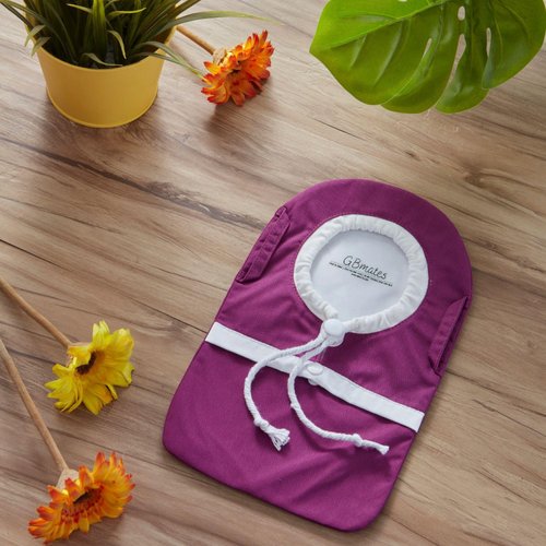 Ostomy Bag Covers-Waterproof Ostomy Pouch Liner with Adjustable Opening, Belt Hoop, Buckle Closure (Violet)