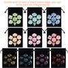 Surhugvy DND Dice, 10 X 7 (70 Pieces) Polyhedral Dice Set for Dungeons and Dragons DND RPG MTG Table Games D4 D6 D8 D10 D% D12 D20 with 10 Pack Black Bags