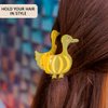 Urrykid Animal Hair Clip, Cute Duck Claw Clip - 2.95-inch Acetate Fiber and Alloy, Hair Clips for Women, Fun Hair Clips for Women