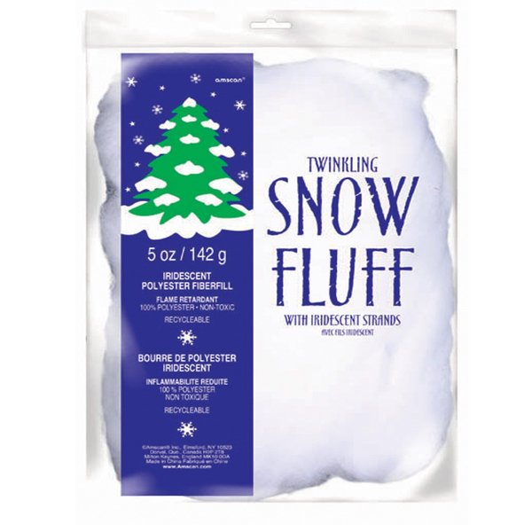 Twinkle Fluff White Polyester - 5 oz. (1 Pc) | Ultra Soft, Luxurious Pillow/Craft Stuffing - Perfect for DIY Projects and Cushion Filling